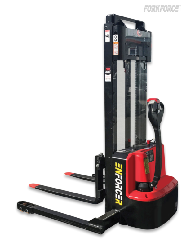 Enforcer 1.2T Electric Walkie Straddle Stacker