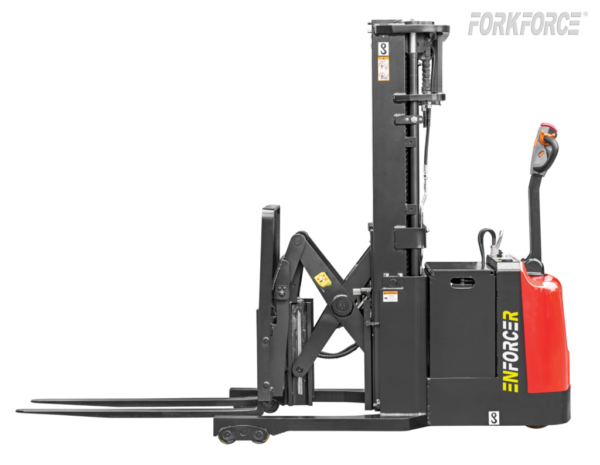 Enforcer 1.4T Battery Electric Walkie Reach Stacker - Image 3